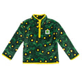 John Deere Boys' Fleece Quarter-Zip Sweatshirt Dark Green Yellow