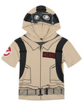 Ghostbusters Boys' Cosplay Hooded T-Shirt Uniform Tan