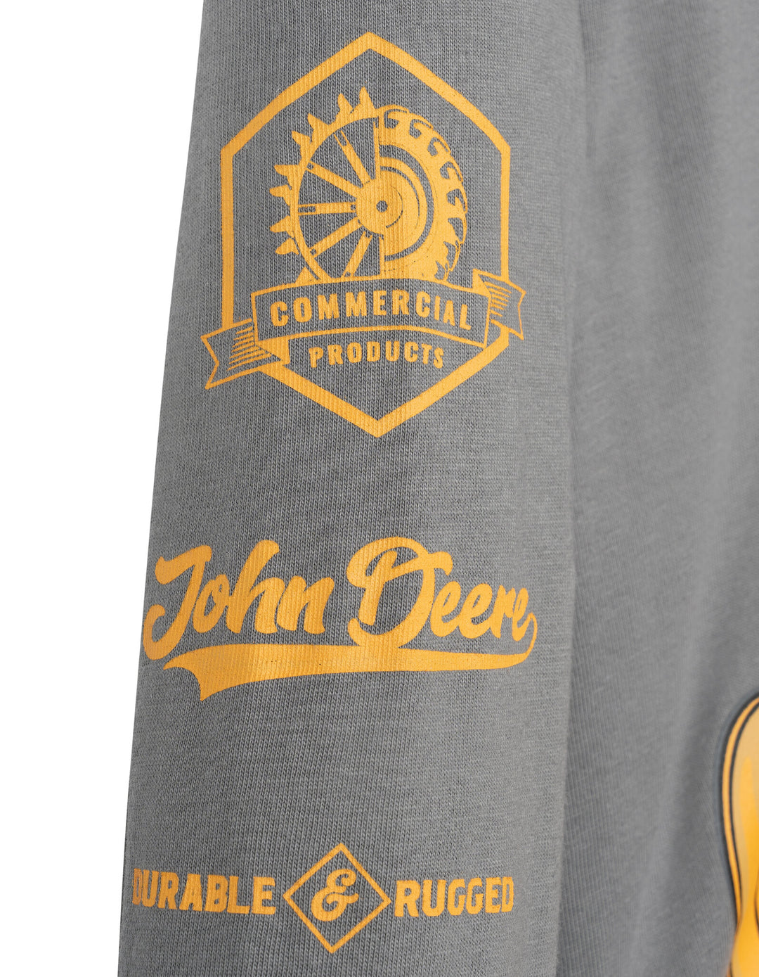 John Deere Boys' Pullover Hoodie Gray