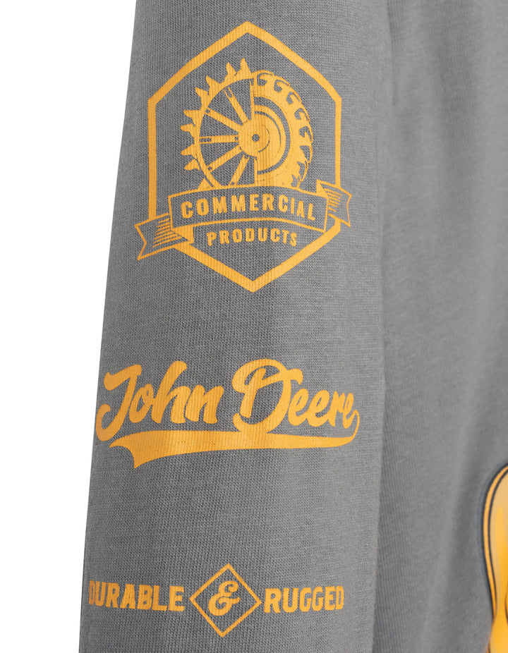 John Deere Boys' Pullover Hoodie Gray