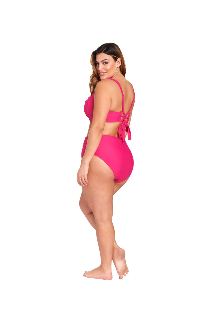 LYSA Women's Swimwear Sleeveless Bikini Top Blush Pink