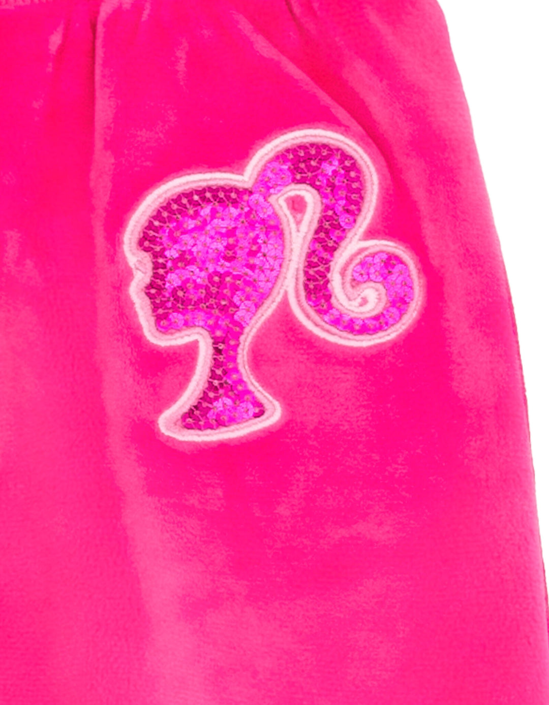 Barbie Women's Velour Hoodie and Pants Set and Coverall Iconic Pink