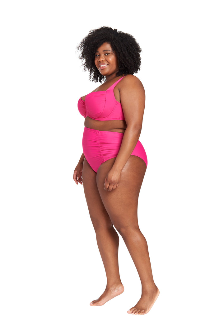 LYSA Women's Swimwear Sleeveless Bikini Top Blush Pink