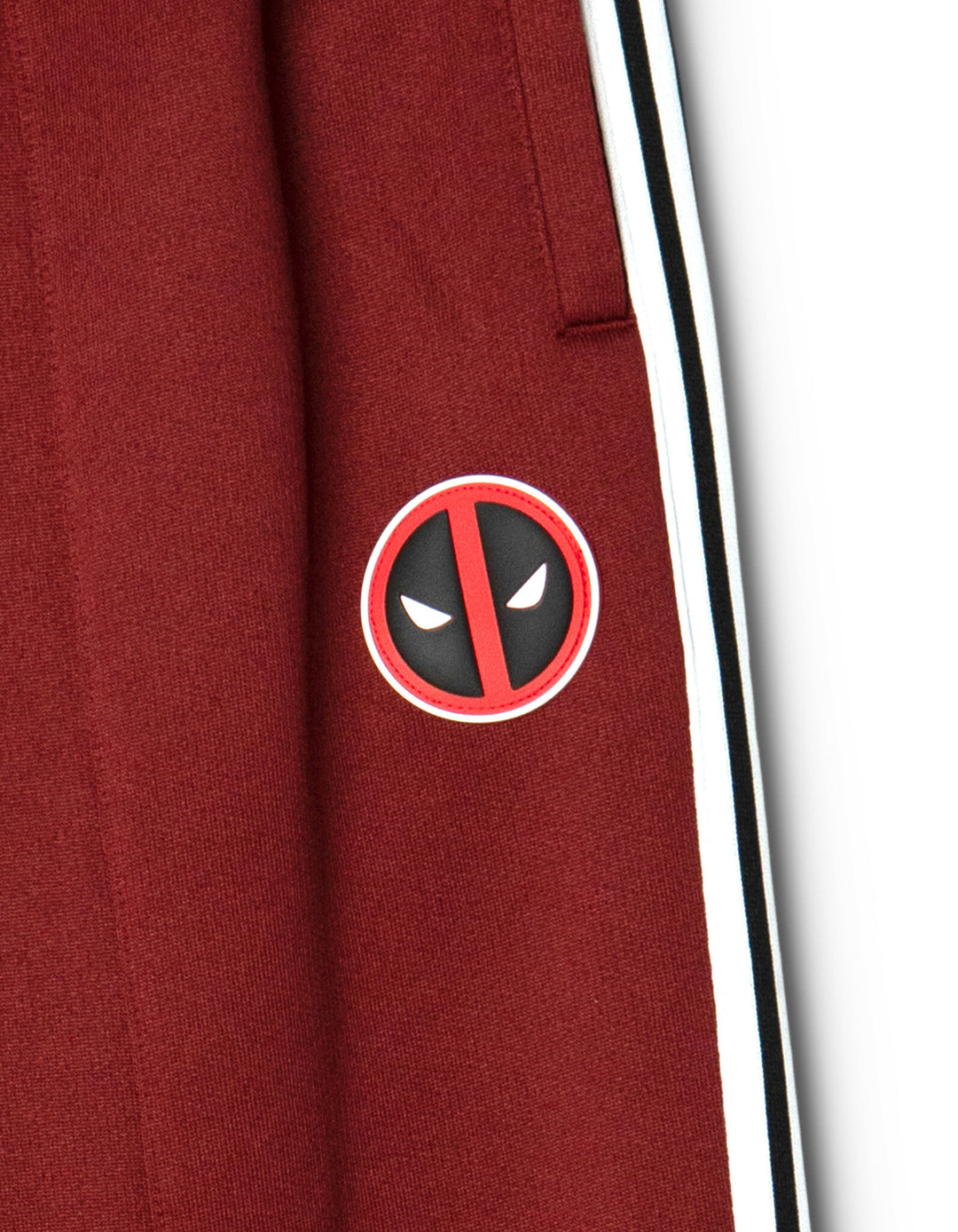 Marvel Deadpool & Wolverine Men's Athletic Track Pants Dark Red