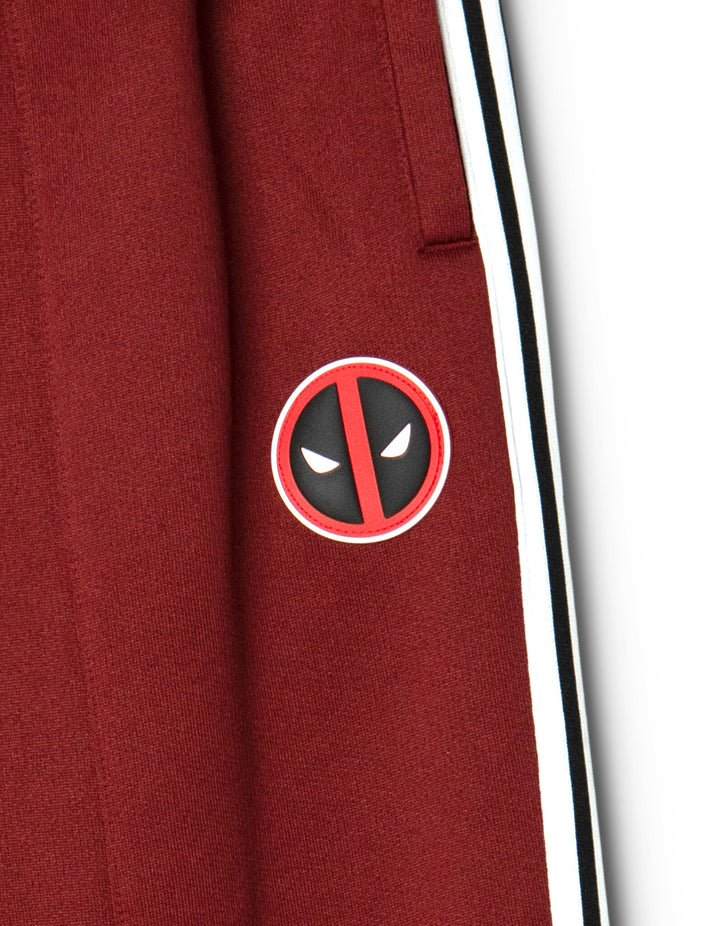 Marvel Deadpool & Wolverine Men's Athletic Track Pants Dark Red