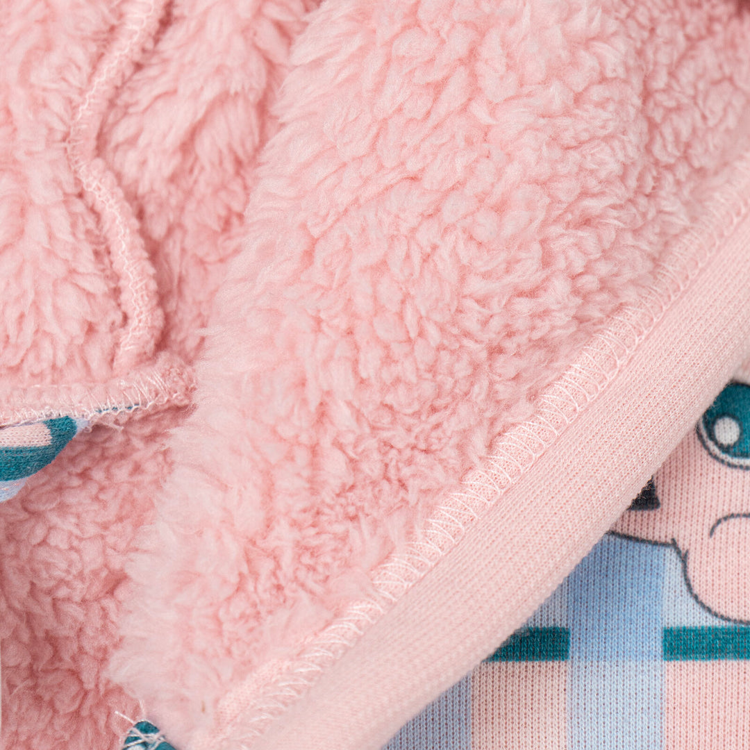 Pokemon Jigglypuff Girls' Hooded Shacket Pink
