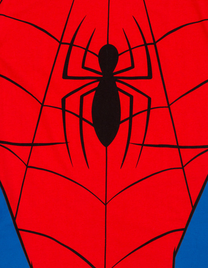 Marvel Matching Family Cosplay Short Sleeve T-Shirt Red Blue Spider Man