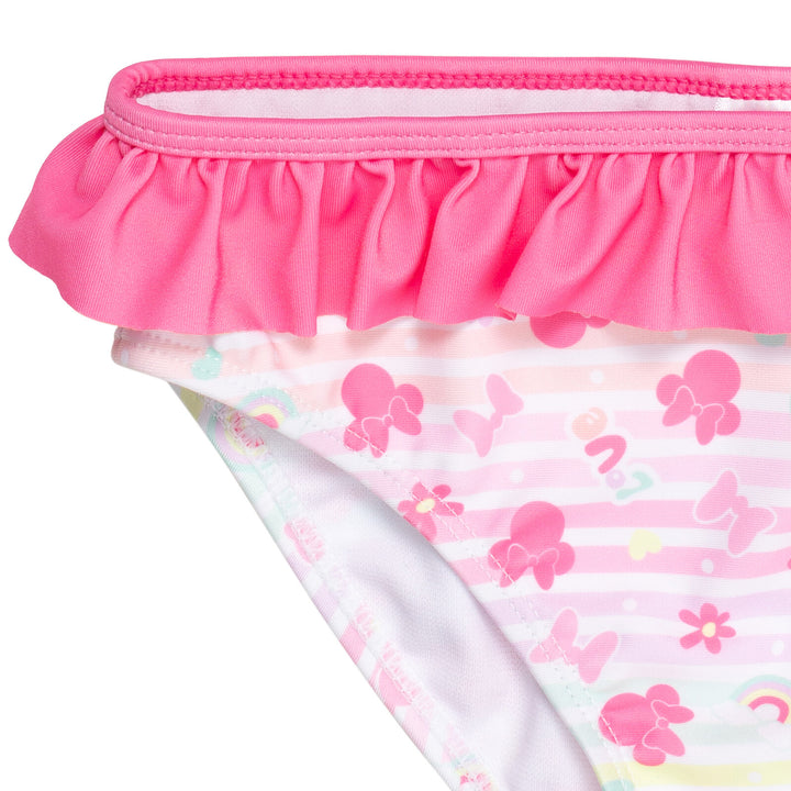 Minnie Mouse Girls' Swimwear Tankini and Bikini Bottom Set Pink
