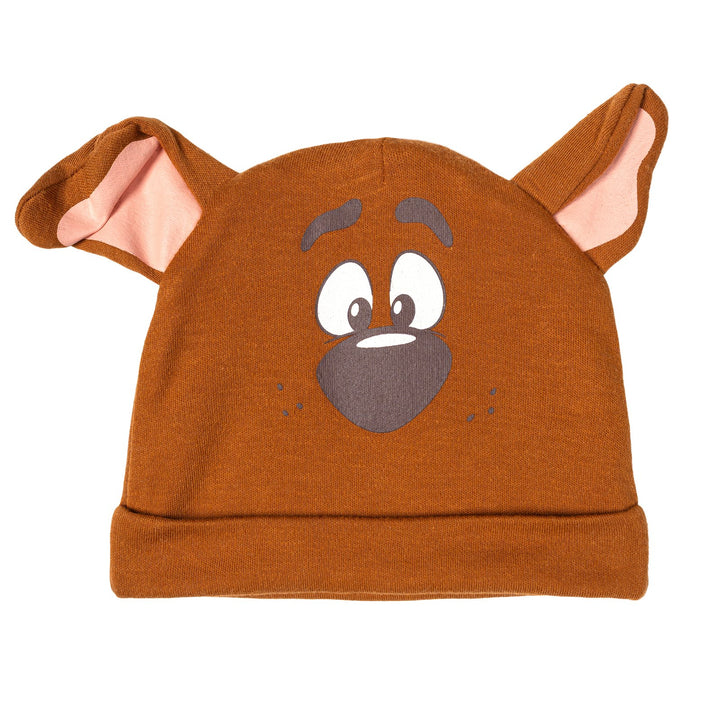 Warner Bros. Scooby-Doo Baby Boys' Cosplay Bodysuit and Hat Set Brown