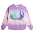 Wicked Women's Fleece Crewneck Pullover Glinda Elphaba Purple