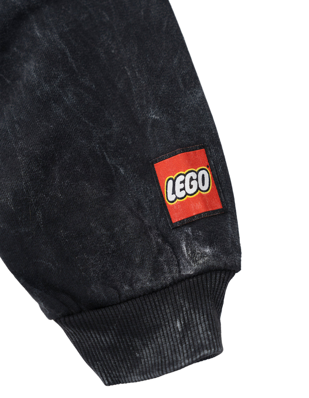 LEGO Crewneck Pullover Sweatshirt Mineral Wash Black