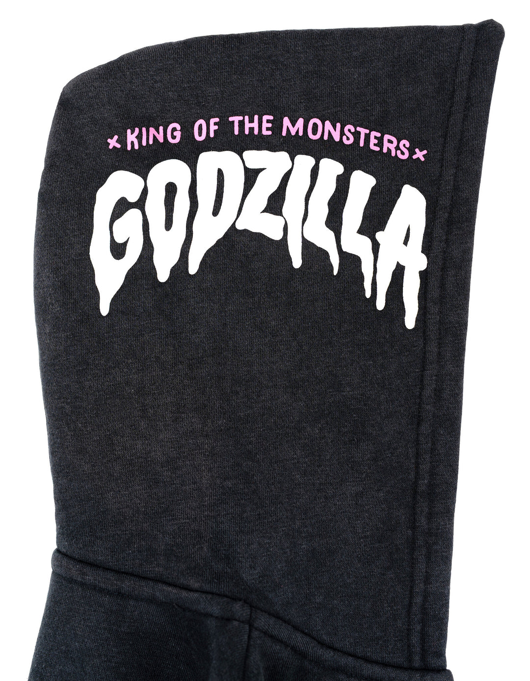 Godzilla Boys' Fleece Zip Up Hoodie Dark Grey