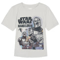 Star Wars The Mandalorian Boys' Short Sleeve T-Shirt Vapor Blue