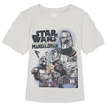 Star Wars The Mandalorian Men's Short Sleeve T-Shirt Mando Vapor Blue