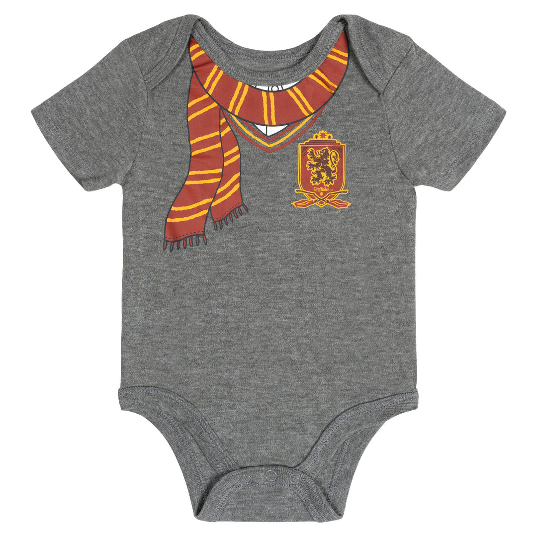 Harry Potter Baby Cosplay Bodysuit and Hat Set Grey