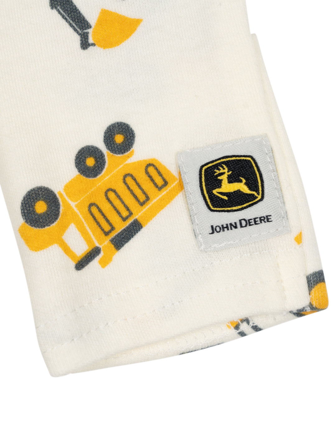 John Deere Baby Boys' Zip-Up Footed Sleep N Play Tusk Construction