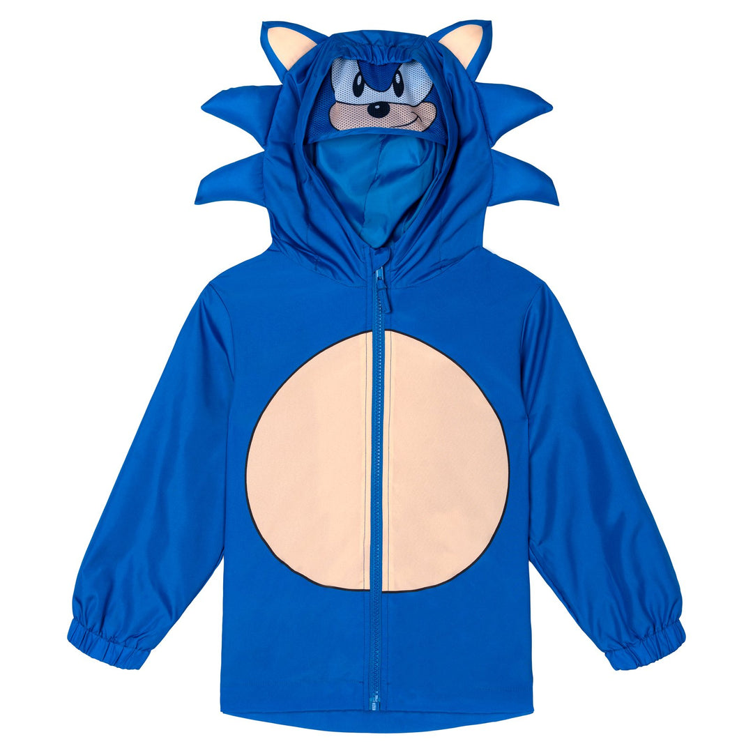 SEGA Sonic the Hedgehog Cosplay Hooded Windbreaker Blue
