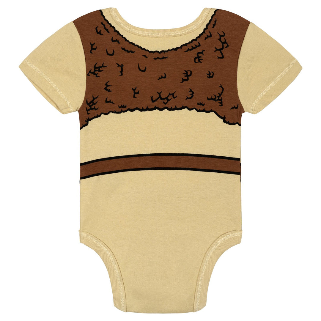 Shrek Baby Boys' Cosplay 2-Piece Bodysuit and Hat Set Tan Green