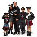 Disney Mickey Mouse Mineral Wash French Terry Pullover Sweatshirt Washed Black