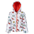 Hello Kitty Girls' Hooded Puffer Coat White