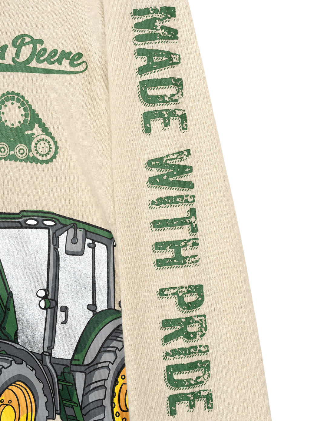 John Deere Boys' Pullover Hoodie Khaki