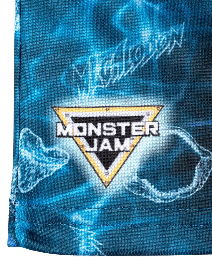 Monster Jam Megalodon Boys' Graphic T-Shirt and Shorts Set Blue