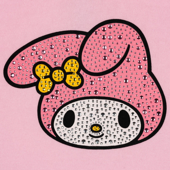 Hello Kitty Girls' Fleece Hoodie My Melody Pastel Pink