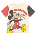 Disney Mickey Mouse Boys' Short Sleeve T-Shirt Ivory
