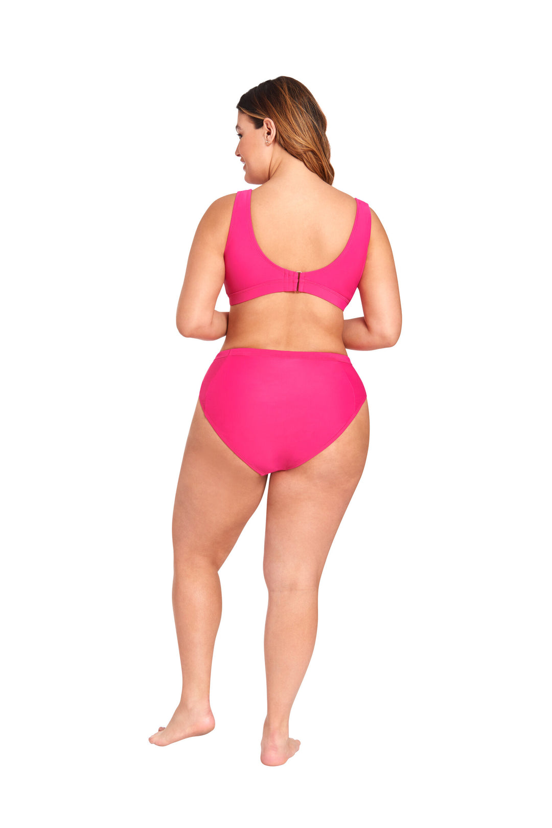 LYSA Women's Swimwear Bikini Top Vibrant Pink