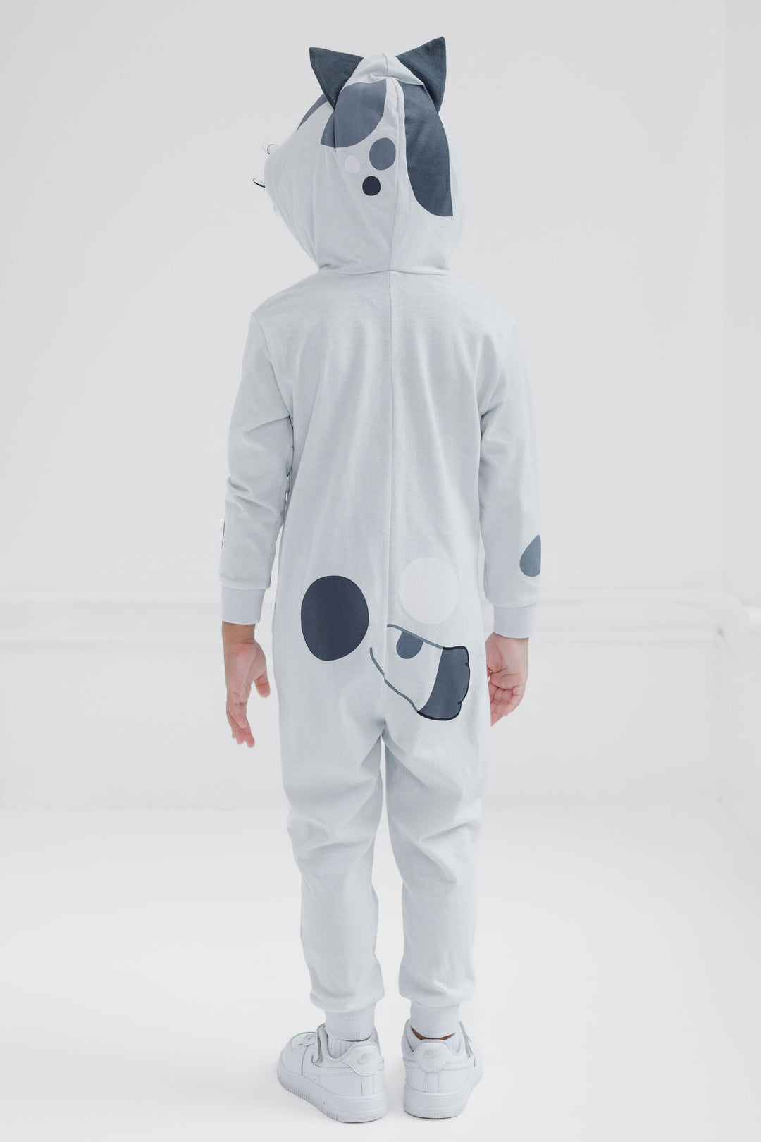 Bluey Muffin Cosplay Hooded Coverall Grey Blue