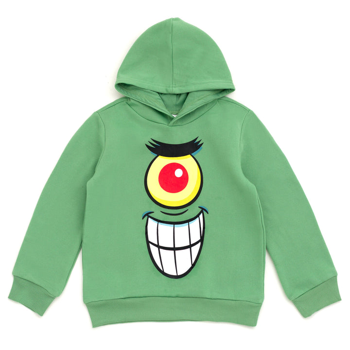Nickelodeon SpongeBob SquarePants Plankton Men's Fleece Pullover Hoodie Jade Green