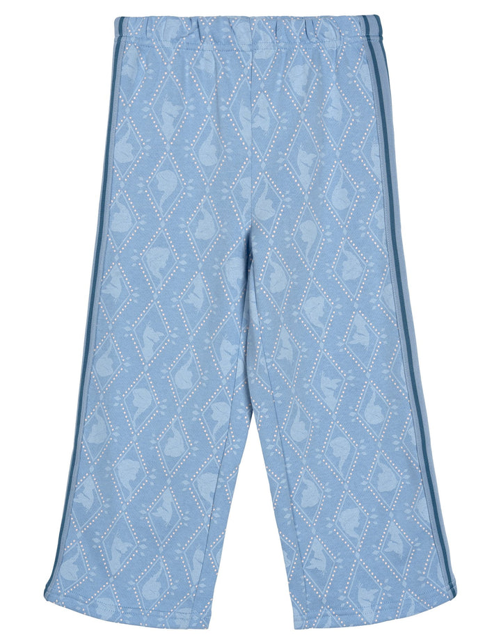 Frozen Girls' Fleece Sweatshirt and Pants Set Snowflake Blue