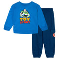 Disney Toy Story Boys' Fleece Sweatshirt and Plush Pants Set Blue Navy