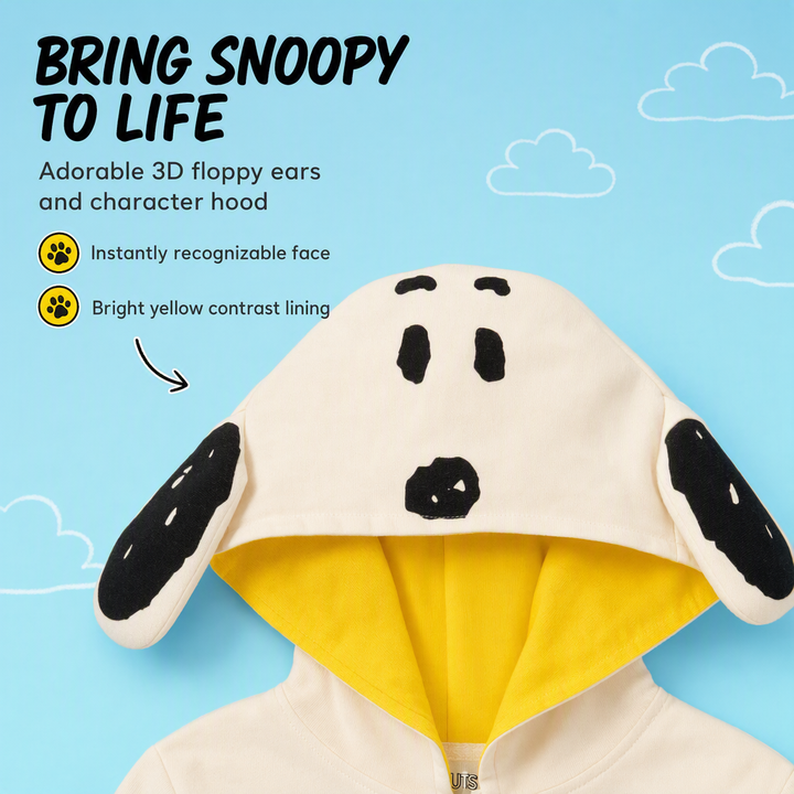 Peanuts Snoopy Cosplay Hooded Coverall Woodstock Tusk