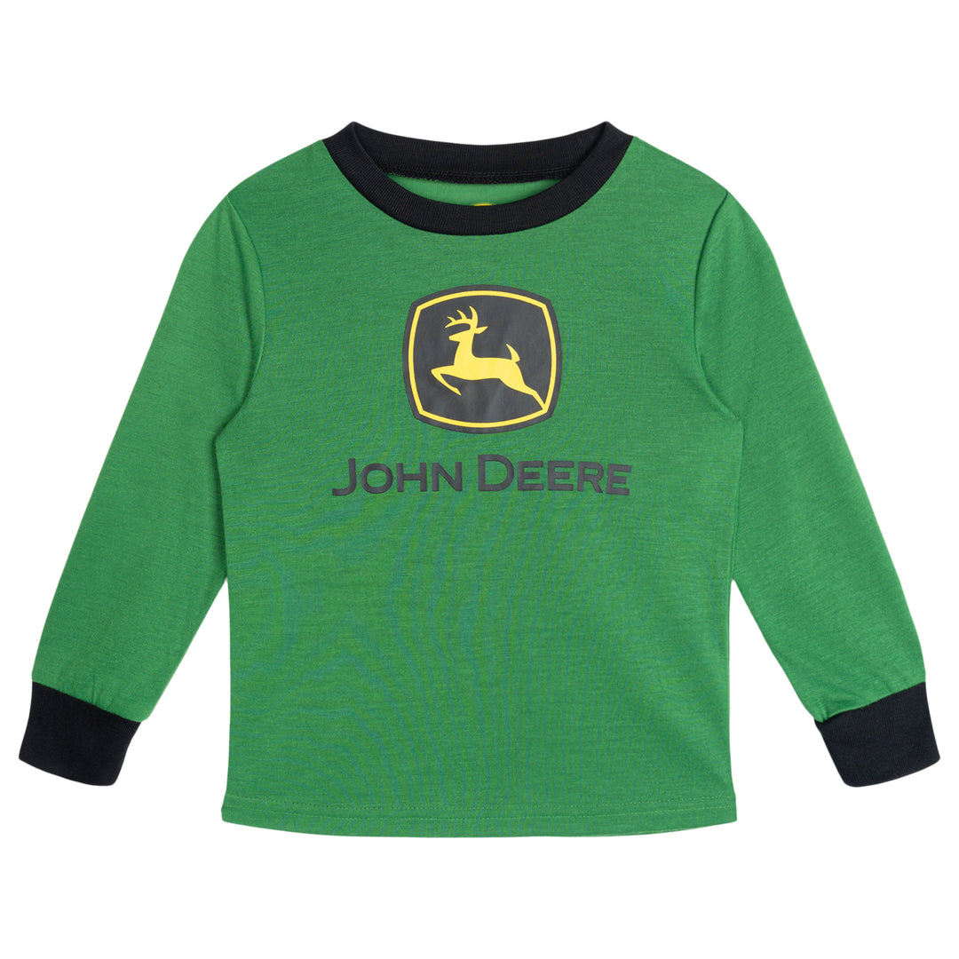 John Deere Boys' 2-Piece Pajama Set Green