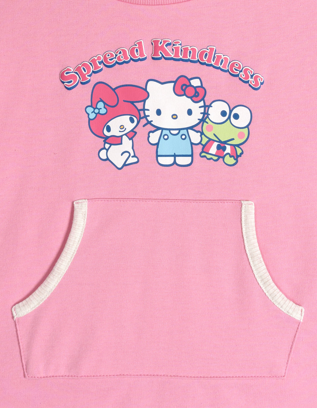 Hello Kitty Girls' 2-Piece T-Shirt and Pants Set Pink Oatmeal Heather