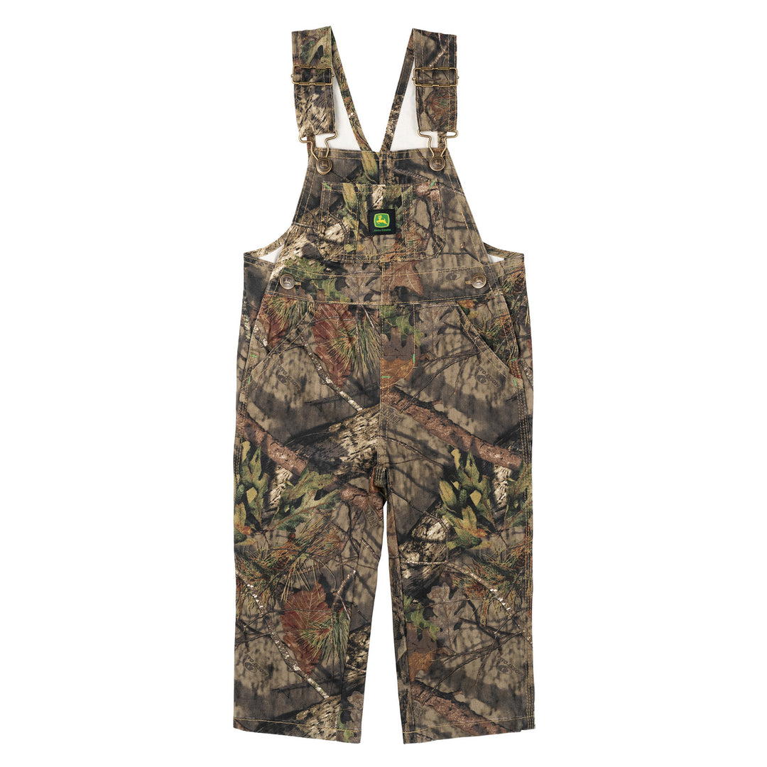 John Deere Boys' One Piece Bib Overalls Mossy Oak Camo