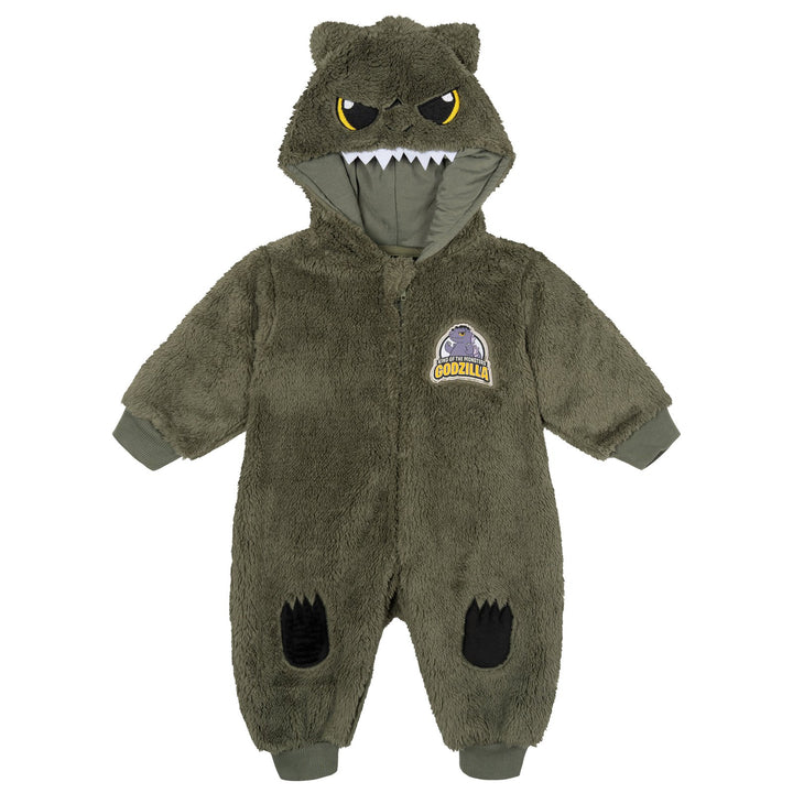 Godzilla Baby Cosplay One Piece Coverall Dark Grey
