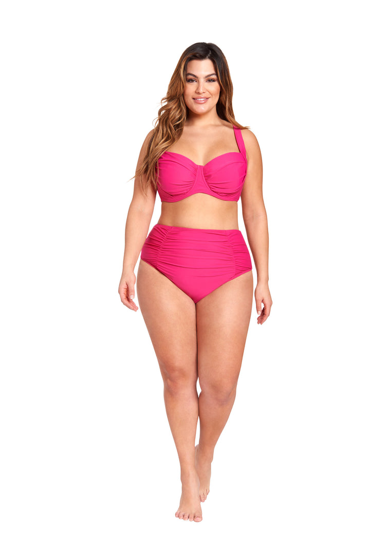 LYSA Women's Swimwear Sleeveless Bikini Top Blush Pink