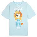 Bluey Uncle Rad Men's Short Sleeve T-Shirt Light Blue
