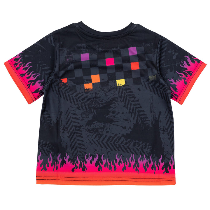 Monster Jam Classroom Crusher Boys' Athletic Short Sleeve T-Shirt Grey
