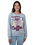 Gilmore Girls Women's Fleece Crewneck Sweatshirt Athletic Heather Gray