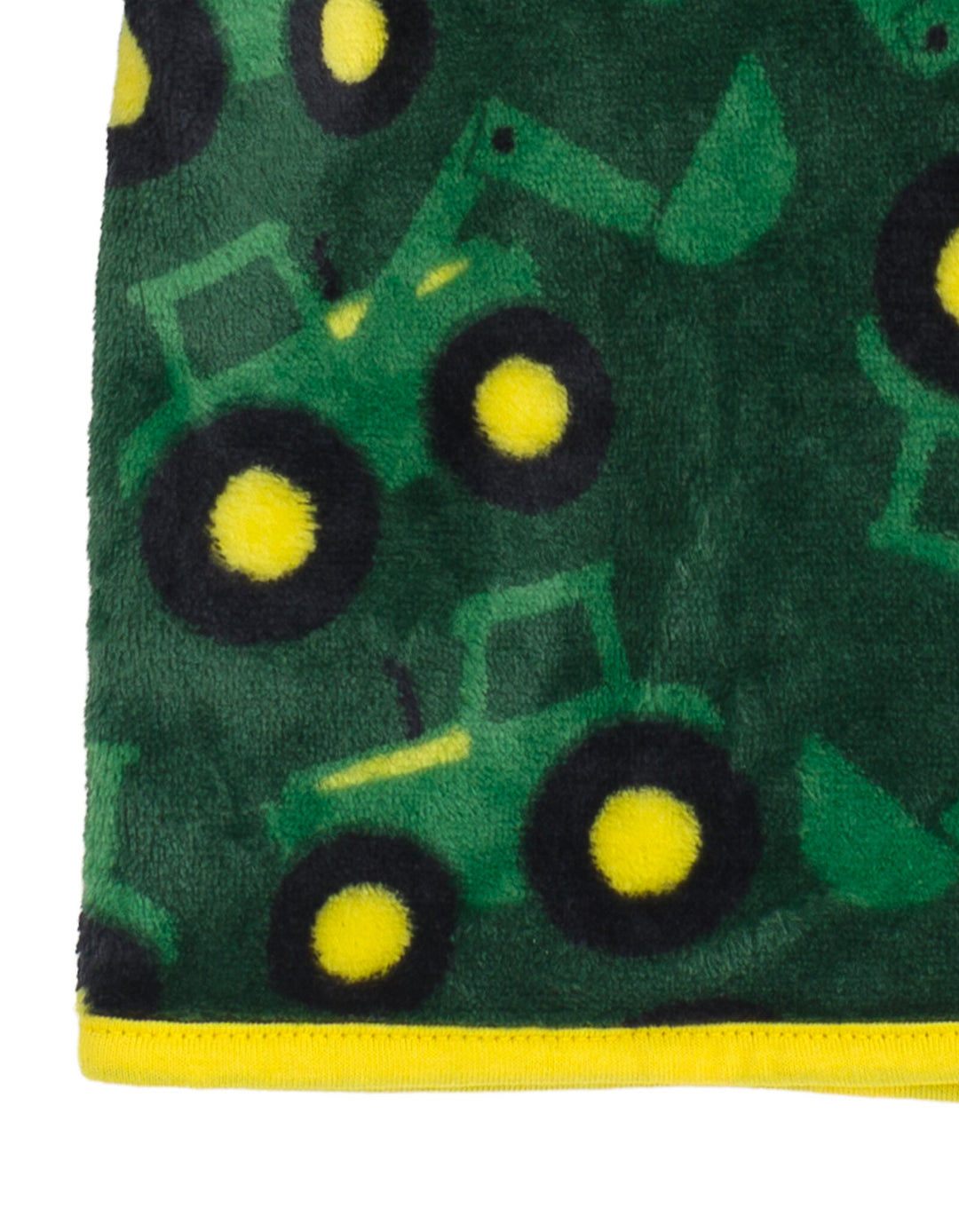 John Deere Boys' Fleece Quarter-Zip Sweatshirt Dark Green Yellow