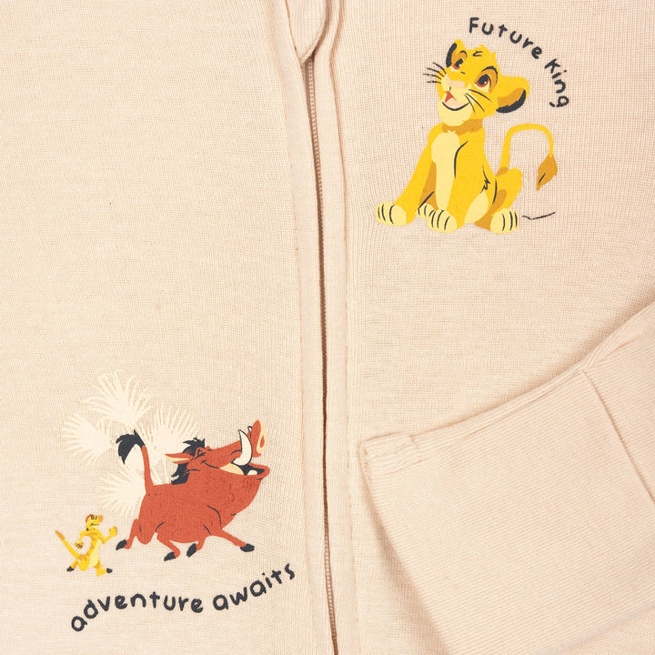 Disney Lion King Baby Boys' Simba Safari Ivory