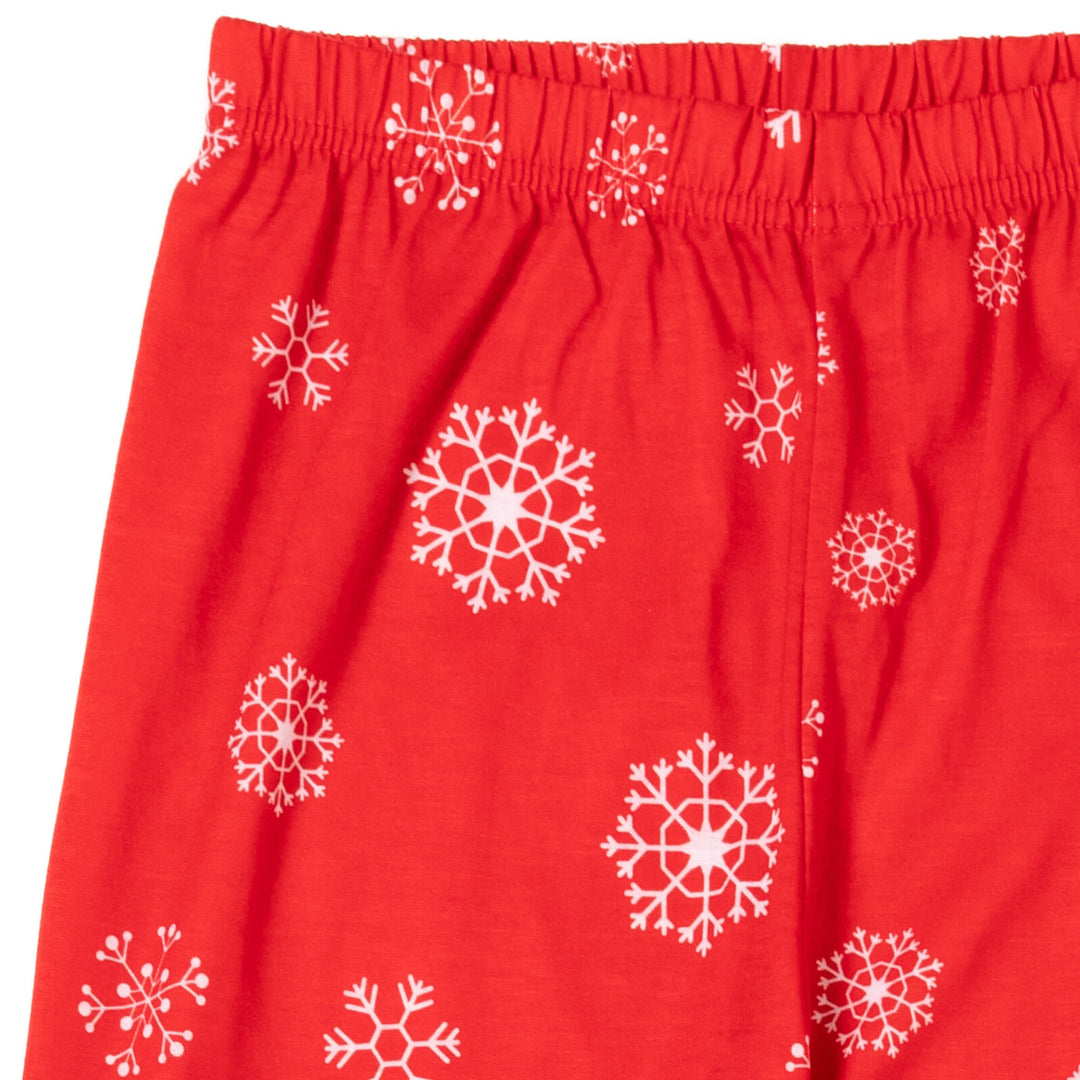 DC Comics Justice League Wonder Woman Holiday 2-Piece Long Sleeve Pajama Set Red