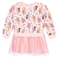 Disney Princess Girls' Long Sleeve Tutu Dress Pink