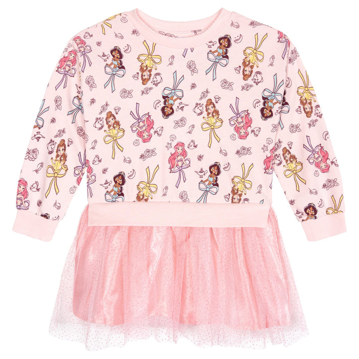 Disney Princess Girls' Long Sleeve Tutu Dress Pink