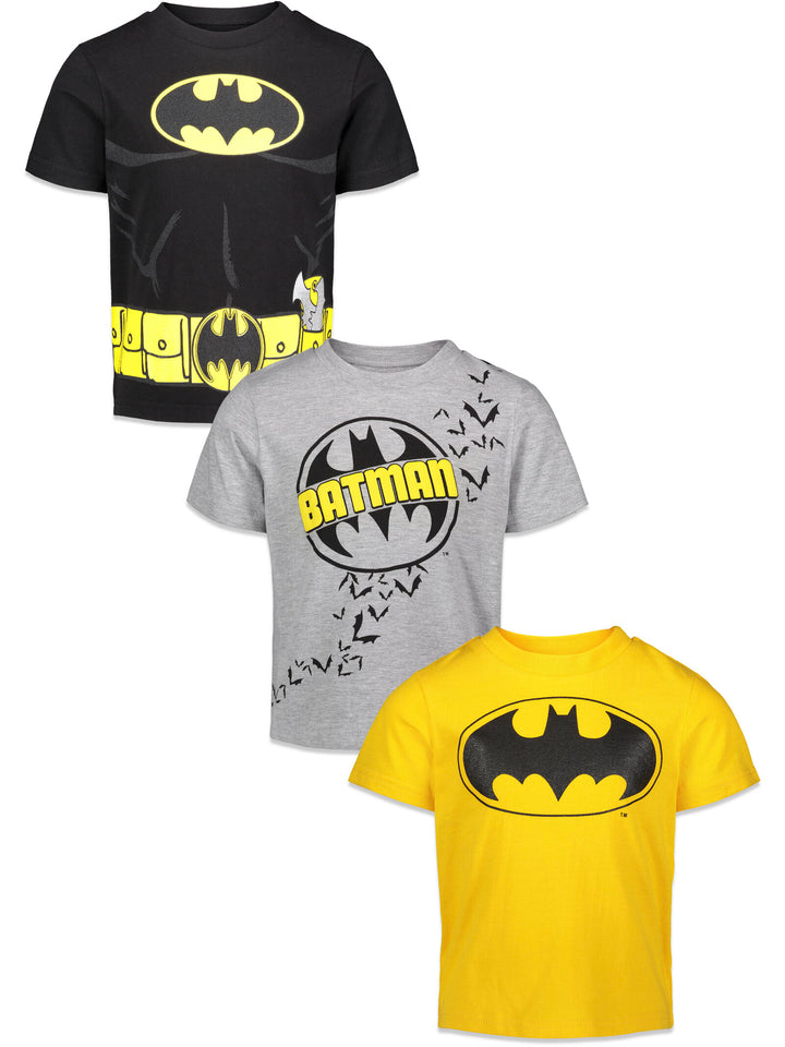 DC Comics Justice League Batman Boys' Black Grey Yellow
