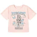 Dolly Parton Girls' Short Sleeve T-Shirt Soft Pink