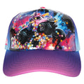 Monster Jam Girls' Cosplay Strapback Baseball Cap Sparkle Smash Purple